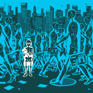 Illustration for article titled Concept Art Writing Prompt: A Lonely Child on the Planet of Robots